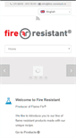 Mobile Screenshot of fire-resistant.nl